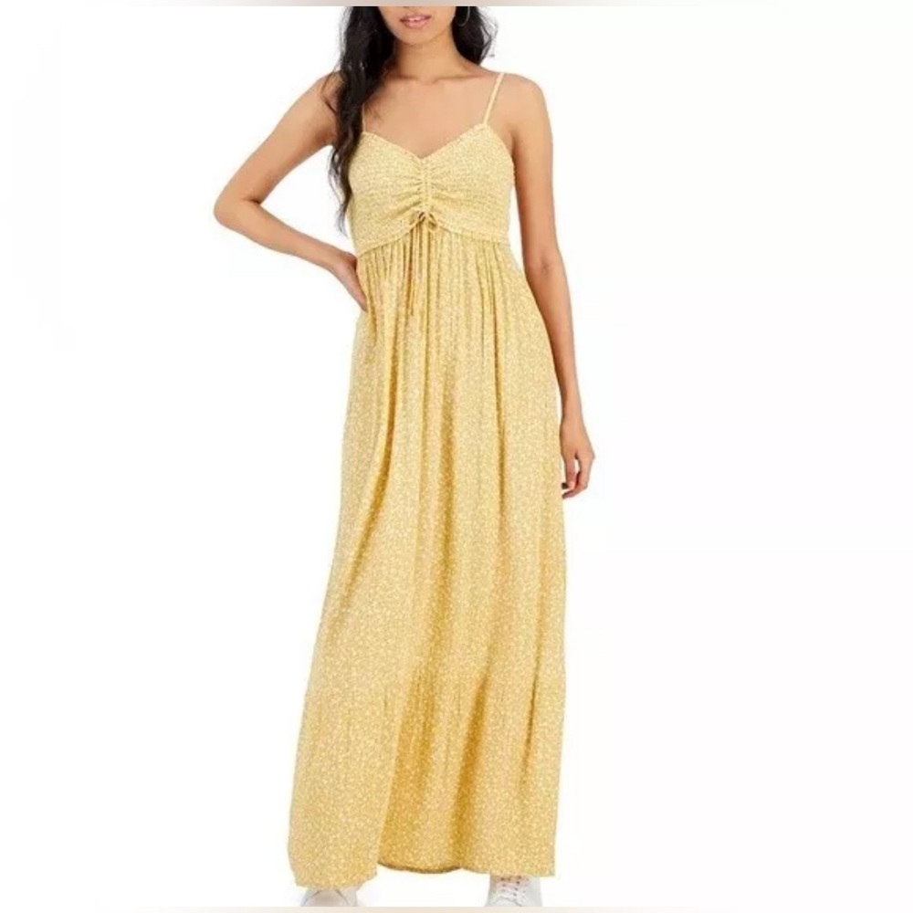 Hippie Rose Smocked Maxi Daisy Print  XS NWT